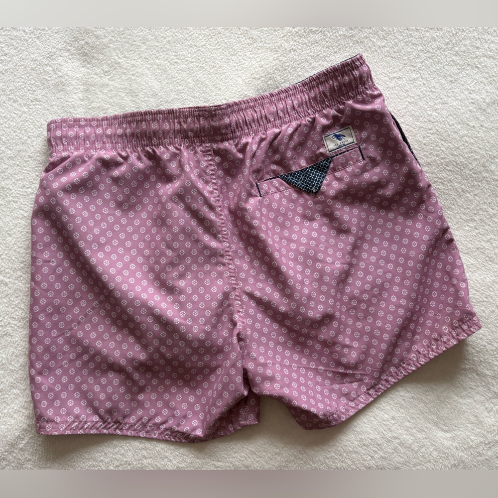 Ted Baker Men's Pink Swim Shorts - Picture 2 of 5